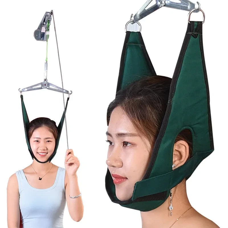 Cervical Neck Traction Harness Adjustable Neck Stretcher Support Belt Relief