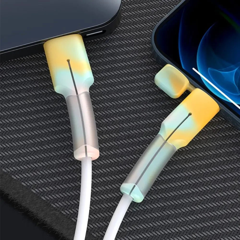 Silicone Cable Protector Cover for Type C Charger Cord Saver Practical Accessory