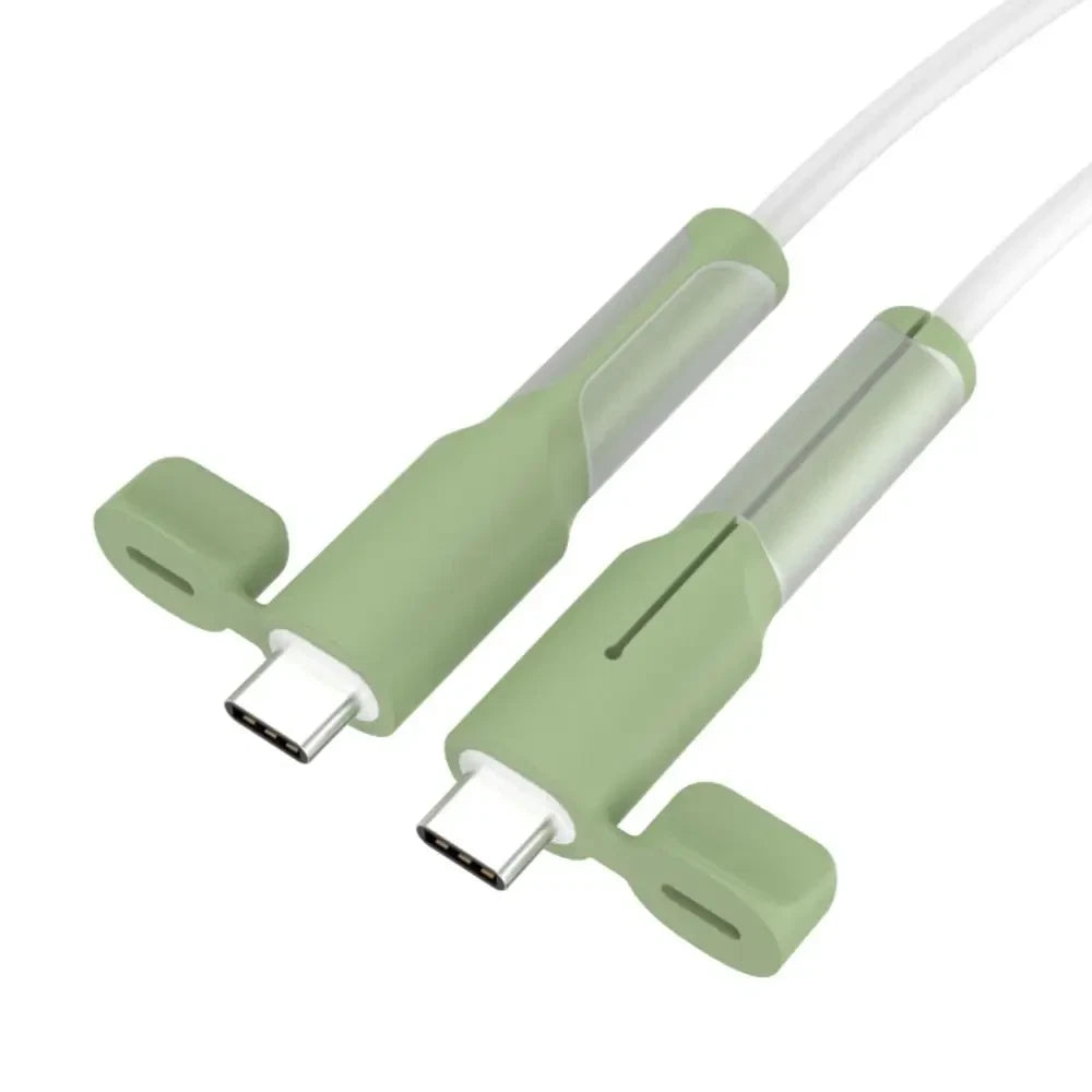 Silicone Cable Protector Cover for Type C Charger Cord Saver Practical Accessory