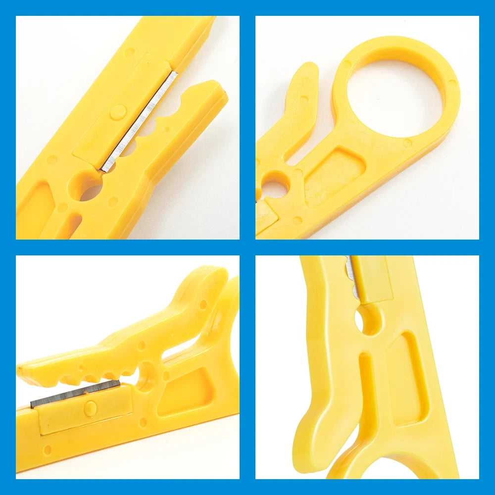 Wire Stripper Cutter Crimper Tool Cable Stripping Multi Pliers Hand Tools Kit